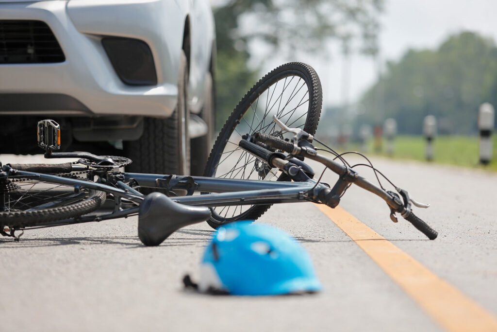 Áreas de práctica de accidentes de bicicleta
