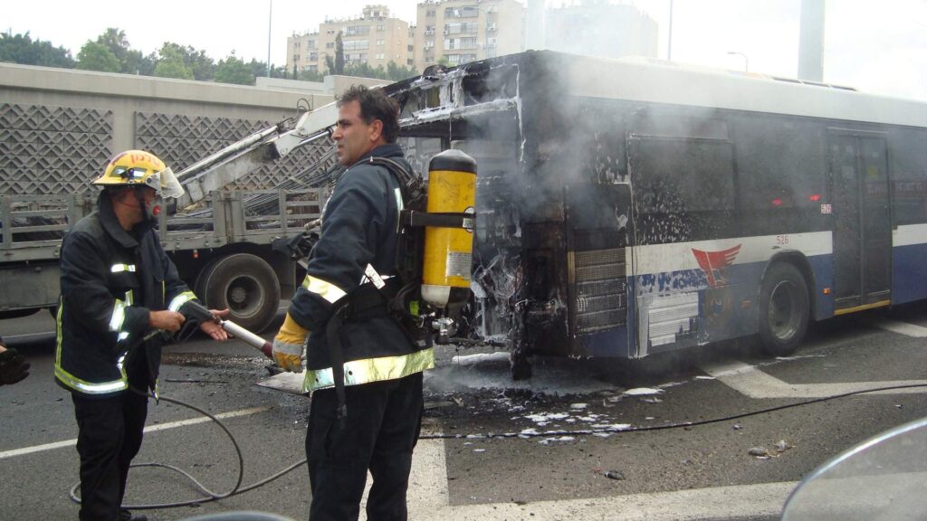 Áreas de práctica de accidentes de autobús
