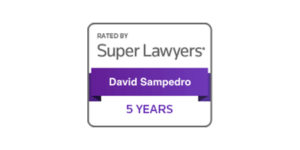 Super Lawyers® Badge 5 Years (David Sampedro)